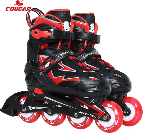 Cougar Black& Red (Small) In-line Skates - Size 10 UK