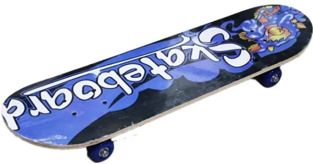 Proviz Skateboard with Metal Wheels – Assorted Art Designs, Durable and Smooth Ride for Beginners and Teens 20 inch x 5 cm Skateboard