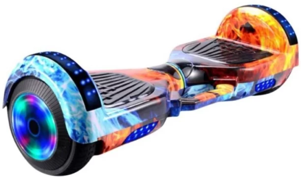LUXY BlazeX Flame Hoverboard-8inch 25 cm x 23 cm Skateboard