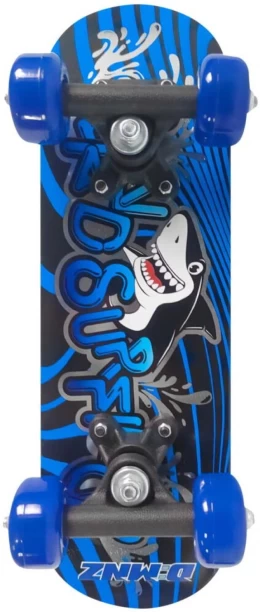 Dmnz Land Surf Mini Skateboard Blue 125 mm x 115 mm Skateboard