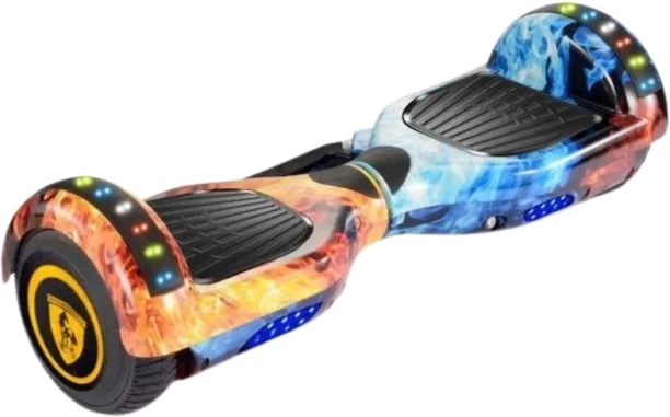 Generic 6.5 Inch Smart Auto Balance Hoverboard With Bluetooth Speaker - Red&Blue 60 cm x 20 cm Skateboard