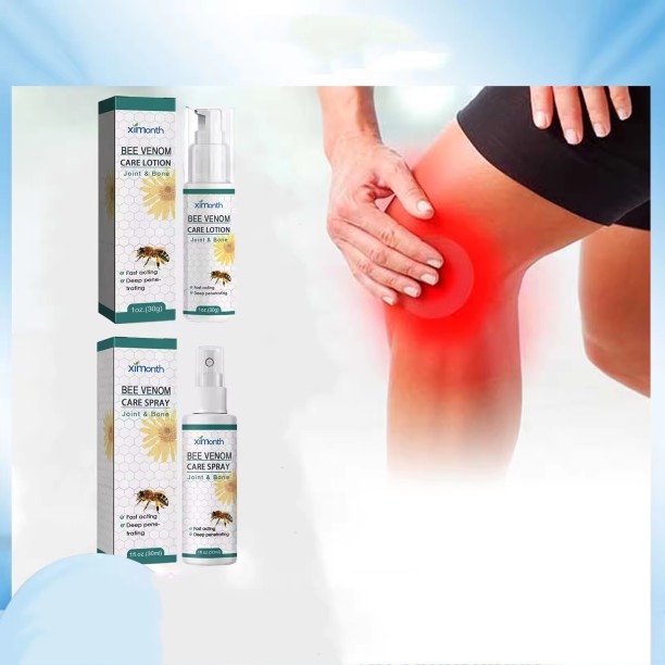 ximonth 2-Pack New Zealand Bee Venom Moisturizing Spray, Natural Bee Venom Essence Care, Muscle & Bones Spray - Suitable for All Skin Types