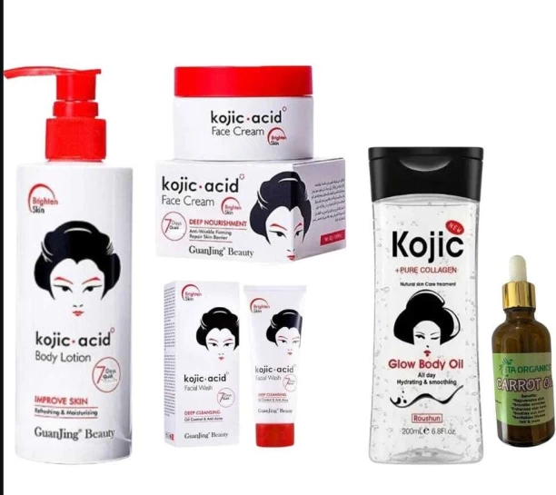 Lihle Kojic Acid Skin Care Set with Carrot oil