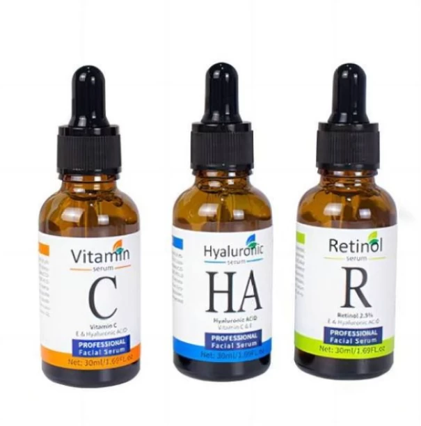 Serum Vitamin C, Retinol and Hyaluronic Acid - Complete Skincare Solution