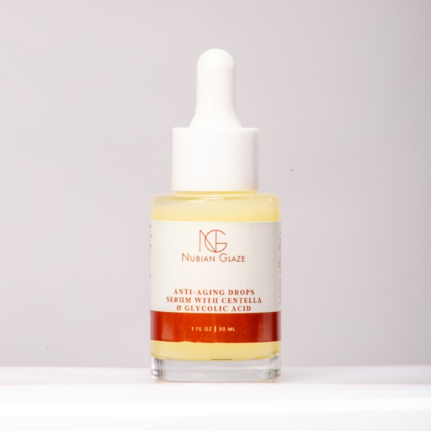 Nubian Glaze Anti-Aging Drops Serum with Centella & Glycolic Acid