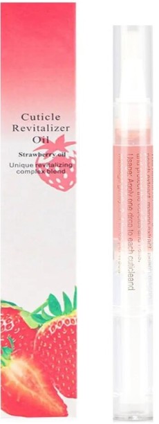 Uptown Glam Nail Cuticle Oil Pen, Cuticle Revitaliser (Strawberry 3pcs)