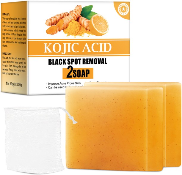 spark Bath and Facial Soap Turmeric Kojic Acid Niacinamide Black Spot Handmade Soap Bath and Facial Soap