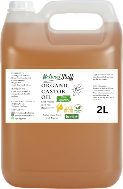 Natural Stuff Organic Castor Oil Cold Pressed Hexane Free