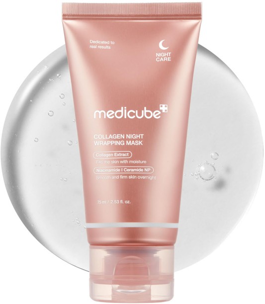 MediCube Overnight Collagen Wrapping Mask for Elasticity and Hydration 75ml