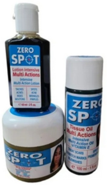 Pbio-essence Zero Spot Multi Action- Lotion, Cream & Tissue Oil Combo