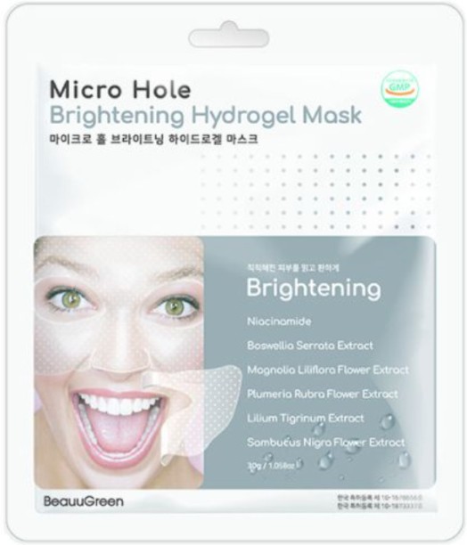 BEAUUGREEN MASK MICRO HOLE BRIGHTEN HYDROGEL 28g