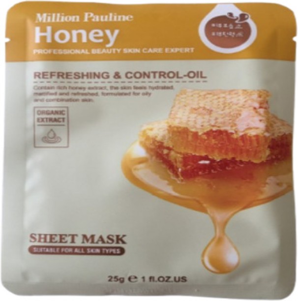 Million Pauline Honey Face Mask Sheet