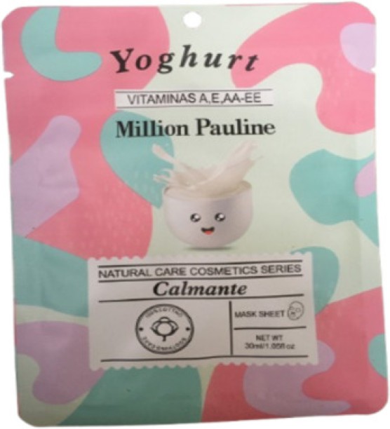 Million Pauline Yoghurt Vitamin A E Face Mask Sheet