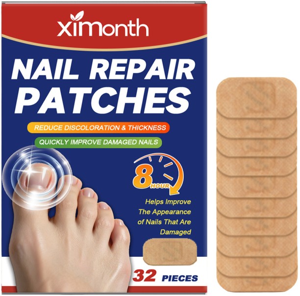 Flycross Nail care patches - Gentle care for hands and feet nails (1 box contains 32 patches)