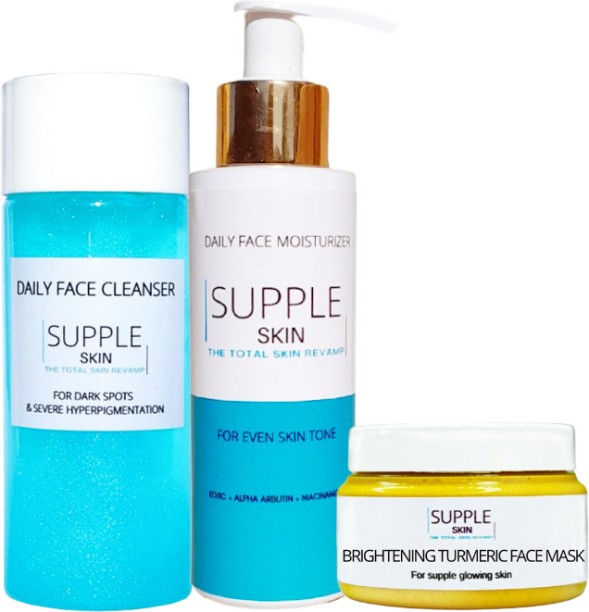 Supple Skin Basic skin routine kit for clear, bright, even, glowing skin