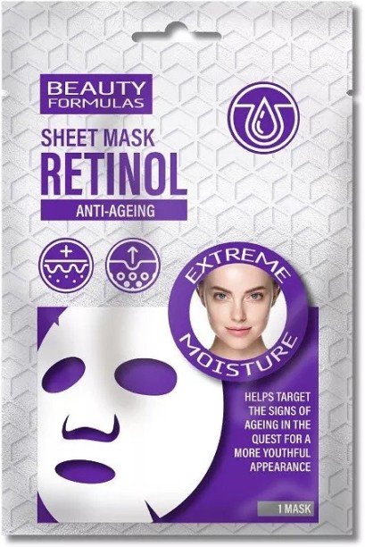 Beauty Formulas Retinol Anti-Ageing Extreme Moisture Sheet Mask