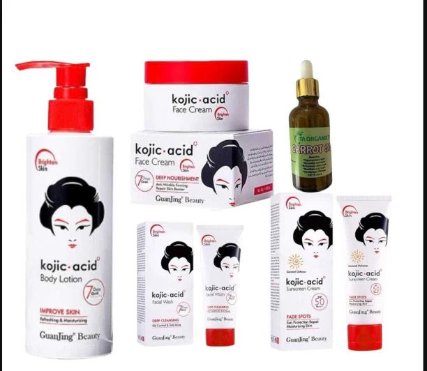 Lihle Kojic Acid Skin Care Set with Carrot oil
