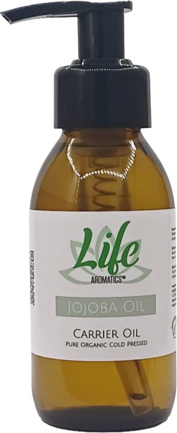 life aromatics Organic Jojoba Oil with Lotion Pump Dispenser