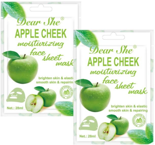 Dear she Green Apple Blush Mask 2pack Green Apple Blush Mask