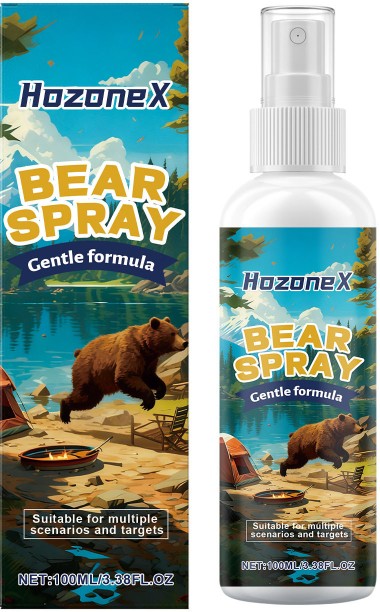 Flycross Bear repellent spray Convenient bear repellent spray (100ml) suitable for daily outdoor hiking and camping scenes
