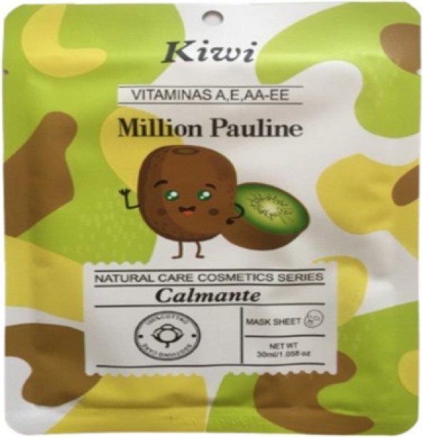 Million Pauline Kiwi Face Mask Sheet