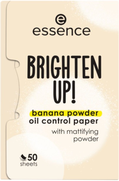 Essence Brighten Up! Banana Powder Oil Control Paper