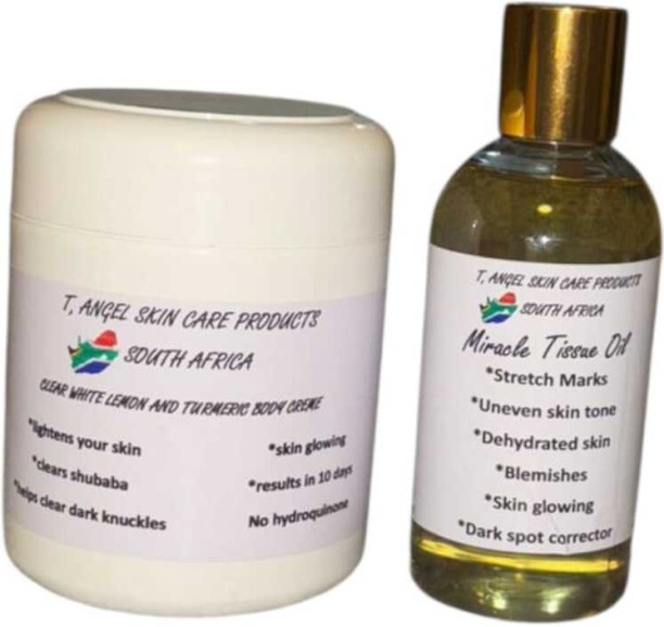 T ANGEL BRIGHTENING OIL AND LOTION COMBO