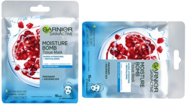 Garnier Skin Active Hydra-Boost Pomegranate Moisture Bomb Mask