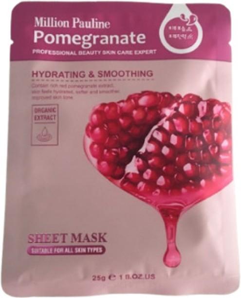 Million Pauline Pomegranate Face Mask Sheet-25ml