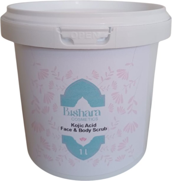 Bishara Cosmetics 1L Kojic Acid Face & Body Scrub