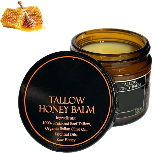 Spark Beef Tallow for Skin, Tallow Honey Balm