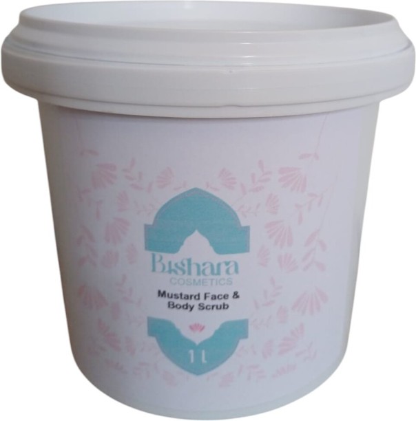 Bishara Cosmetics 1L Mustard Face & Body Scrub