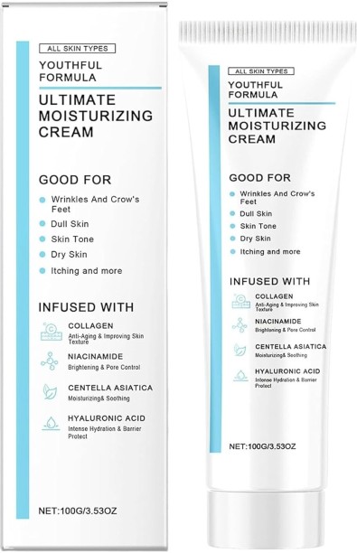 RAR Glowage Repair Moisturizer – Hyaluronic acid moisturizer for wrinkles, fine lines and dry skin – Long-lasting hydration for all skin types