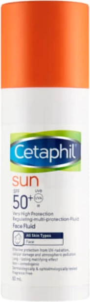 Cetaphil Sun Face Fluid SPF 50+ Non-Tinted 50ml