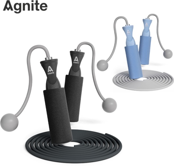 Agnite Skipping Rope black Ball Bearing Skipping Rope