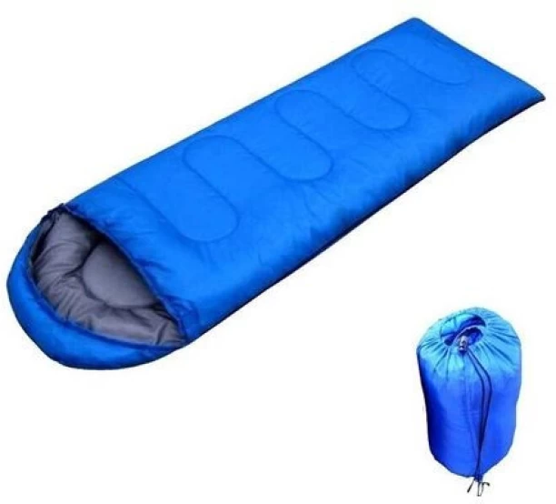 Generic Hooded Camping Sleeping Bag - Blue Sleeping Bag