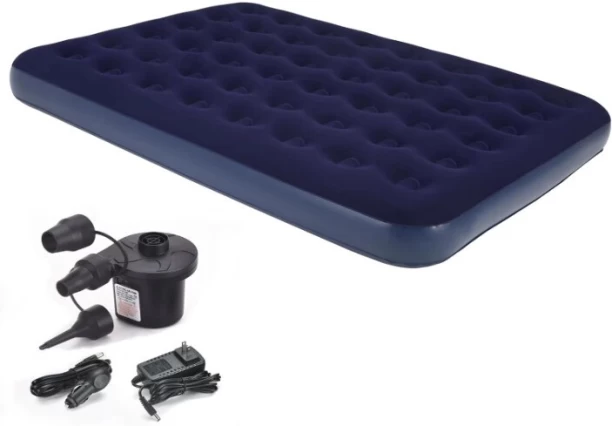 Premium Inflatable Air Bed Mattress Airbed Fordable Built In Pump Bouble Seater Sleeping Bag