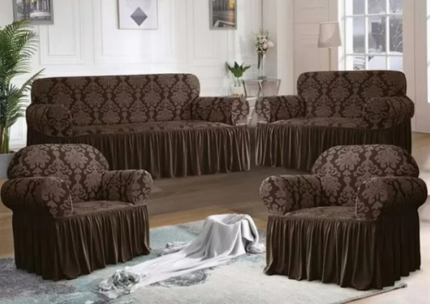 EverythingMART Polycotton Floral Sofa Cover