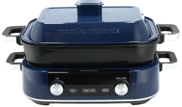 Morphy Richards Morphy Richards Digital Cooking Pot Steaming, Pressure, Slow Cooking Pot 3L Deep Pan Slow Cooker