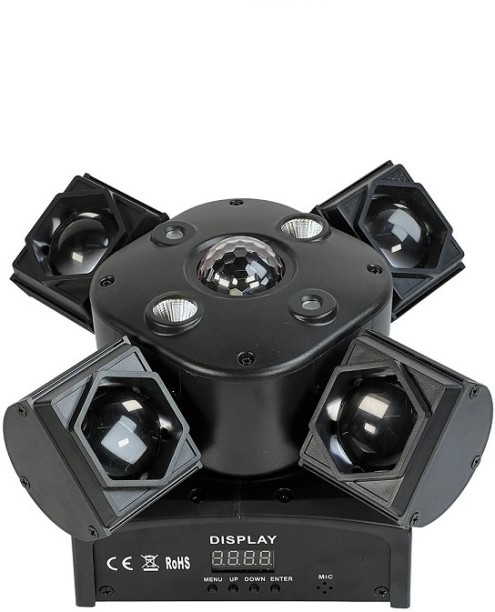 Ashcomonline Four Moving Head Beam RGB Laser Stage Light