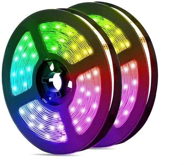 FocusLights 10m Smart Flexible RGB Colour Changing LED with Remote Light Strip