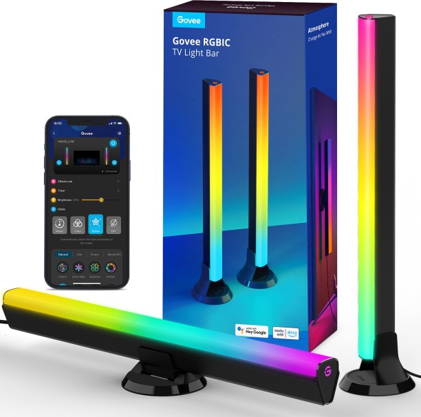 Govee RGBIC WiFi + Bluetooth Flow Plus Light Bars Smart Tube Light