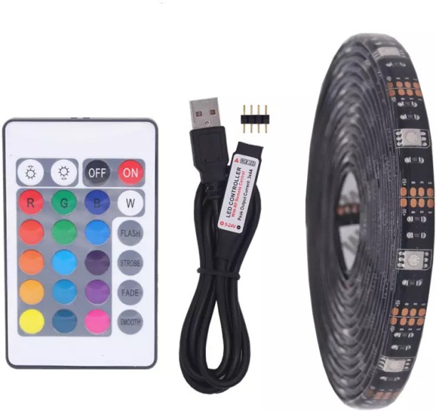 Generic 5M USB TV RGB LED 5050 Strip Light Light Strip