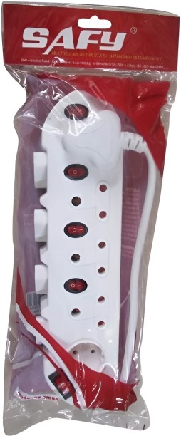 SMTE 9 Way Multi-Plug – Heavy Duty Multi-Socket Power Adapter for Home, Office & Industrial Use Smart Switch