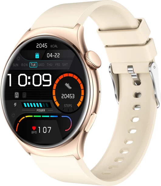 Norden Aspire, 1.43" AMOLED Display, AI Voice Assistant Smartwatch