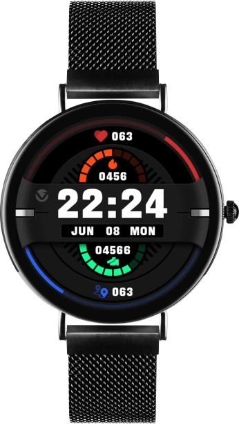 Volkano Series Ladies Smart Watch - Black Smartwatch