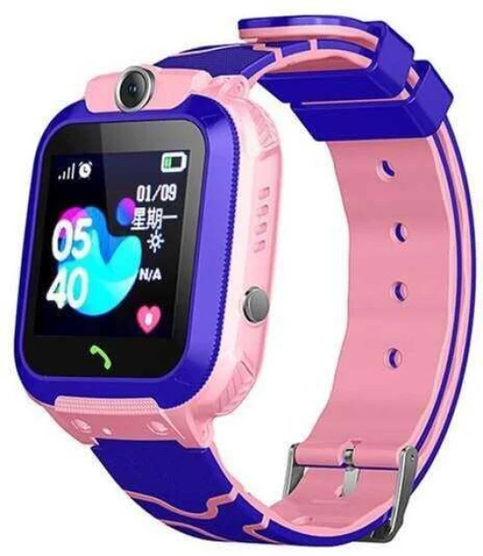 EM Kids GPS Tracker Smart Watch - SOS, Alarm Clock, Camera, School Mode Smartwatch