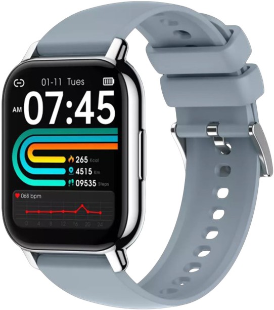 FocusFit P66 Fitness Tracker Smartwatch With Silicone Strap Smartwatch