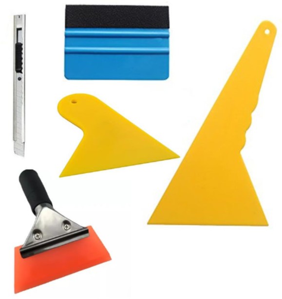 Window 5-Piece Of Multi-Functional Film Tool Set Snow Brush And Ice Scrapper