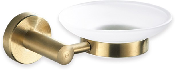 Trendy Taps Brushed Toilet Brush Holder Household - Housekeeping & Laundry Wall Mountable Soap Case For  Adults